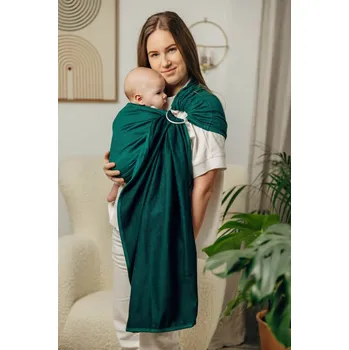 Šátek na nošení dítěte LennyLamb Ring Sling - EMERALD Velikost: 1_8_m