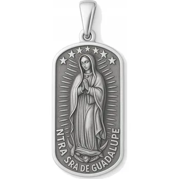 Přívěsek STŘÍBRNÝ PŘÍVĚSEK Matka Boží PŘÍVĚSEK Z GUADELUPU PŘÍVĚSEK 925 STŘÍBRO