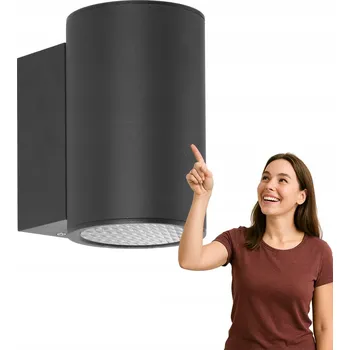 Nástěnné svítidlo Venkovní nástěnné svítidlo Italux černé s integrovaným LED zdrojem 15 W