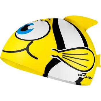 Plavecká čepice Plavecká silikonová čepice Rybka žlutá