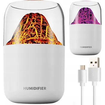 Aroma difuzér ZVLHČOVAČ VZDUCHU DIFUZÉR AROMATERAPIE IONIZÁTOR DOMEČEK USB VELKÝ 1L