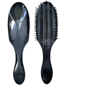 kartáč na vlasy URESHII Scalp Brush L kartáč na péči o vlasy a pokožku hlavy Black