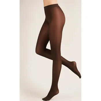 Dámské punčochy Černé neprůhledné punčochy Gabriella 121 Microfibra 40 den Velikost: L, Barva: chocco/odc.brązowego
