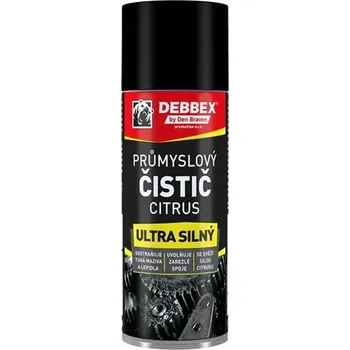 Barva ve spreji DEBBEX Průmyslový čistič CITRUS, 400 ml