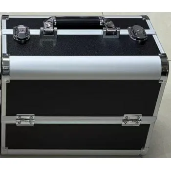 Kosmetický kufr APT CA34B KOSMETICKÝ KUFŘÍK 35x25x31 STŘÍBRNO-ČERNÝ