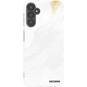 Pouzdro na mobilní telefon Picasee silikonový průhledný obal pro Samsung Galaxy A14 5G A146P - Bílá