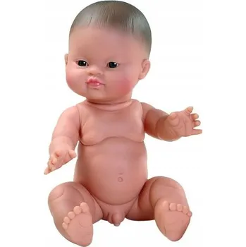 Panenka BOBASEK AZJATA ROZTOMILÉ VRÁSKY CHLAPEČEK PANENKA 34CM