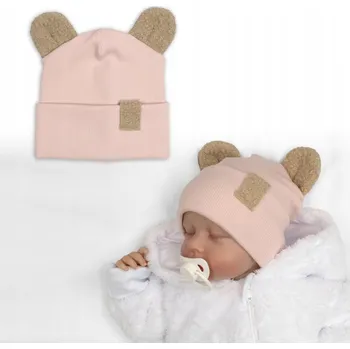 Čepice Baby Nellys čepice a čelenka pro miminko, velikost 56