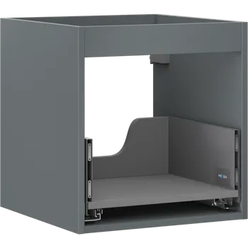 Koupelnový nábytek Mexen Box-A korpus skříňky pod umyvadlo 45 cm, 1 zásuvka, matná grafitová - 91AX0-0450-470-1-66 Korpusy skříněk