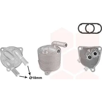 Motor automobilu Chladič oleje, automatická převodovka VAN WEZEL 06013752