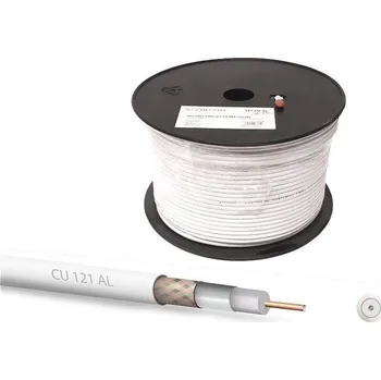 Anténní kabel Koaxiální kabel Zircon CU 121 AL / 150 m / 5mm