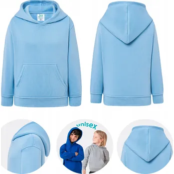 Chlapecká mikina Dětská mikina JHK polyester modrá, velikost 140