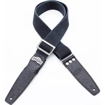 Magrabò Stripe SS Cotton Washed Black 5 cm, Flores Black + prodloužená záruka 3 roky