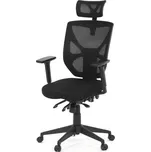 Kancelářská židle EVRON - síťovina, černá Barva: černá