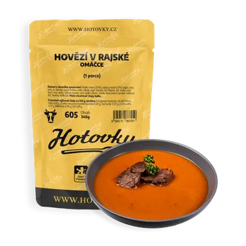 Hotové jídlo Hovězí v rajské omáčce (1 porce) hovězí v rajské | hotové české jídlo