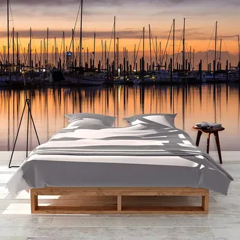 Tapeta Sablio Tapeta Večerní přístav - 125x75 cm