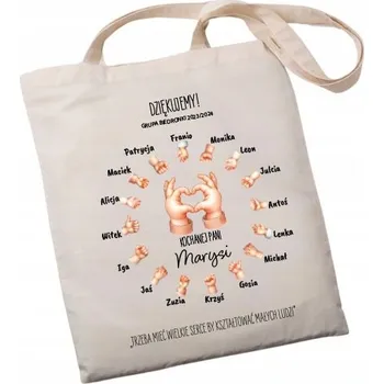 TAŠKA KE DNI UČITELŮ PERSONALIZOVANÁ TAŠKA SE JMÉNY A4