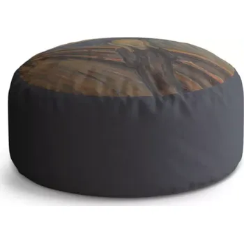 Taburet Sablio Taburet Circle Výkřik - Edvard Munch: 38x48 cm