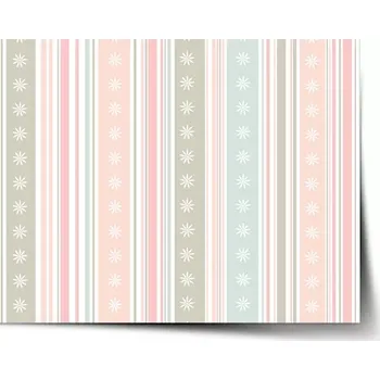 Plakát Sablio Plakát Pruhy a tečky - 90x60 cm