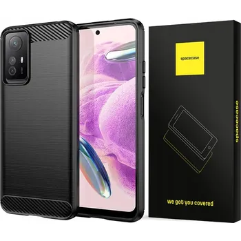 Pouzdro na mobilní telefon Zadní Kryt Spacecase pro Xiaomi Redmi Note 12S, černý