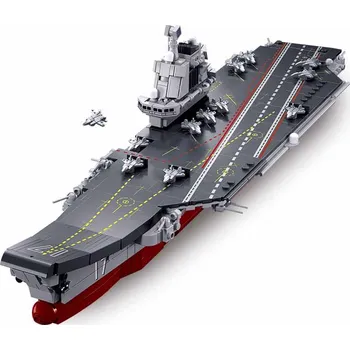 Stavebnice Sluban Sluban Model Bricks M38-B1210 Letadlová loď Shandong