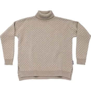 Dámský svetr Dámský vlněný svetr Devold SORISEN WOOL HIGH NECK XL Růžová, Bílá