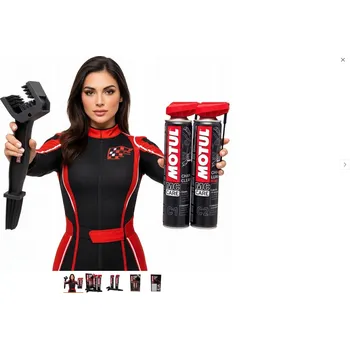 Motul sada pro mazání a čištění motocyklového řetězu C2+ C1 + kartáč
