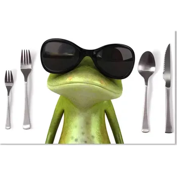 prostírání Sablio Prostírání Žába v brýlích: 40x30cm