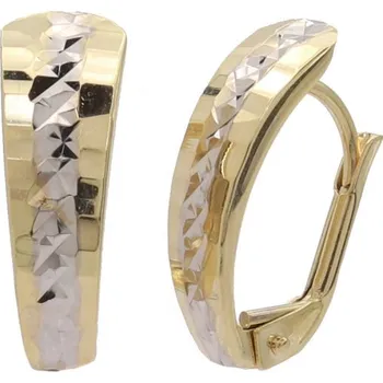 Náušnice Zlaté náušnice z bílého zlata CTK030/8 (585/1000) 1.55 g