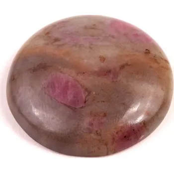 Přírodní kámen Kabošon Ruby Feldspar č.7735 (28x6mm)