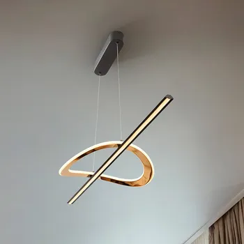 Lampička Schuller Valencia Závěsné LED světlo Enora, černá/zlatá, délka 120 cm, CCT - Baldachin – délka 33 cm, šířka 4 cm, výška 7 cm matná černá, lesklá zlatá LED 40 W celkem - Doprava zdarma