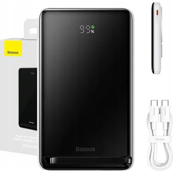 Powerbanka Powerbanka Baseus PPCX000202 Magnetická 10000 mAh 20W Bezdrátové nabíjení