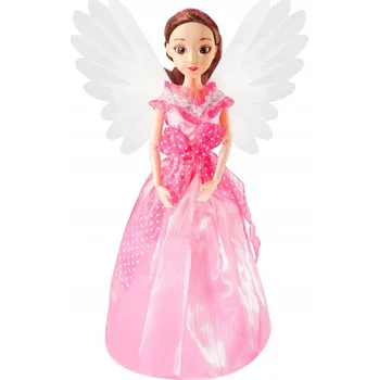 Panenka Panenka Princezna v Růžových Šatech na Baterie – Tancuje, Světlo, Zvuk, Křídla