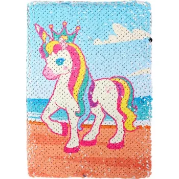 Zápisník MAGICKÝ ZÁPISNÍK S FLITRY JEDNOROŽEC OBOUSTRANNÝ A5