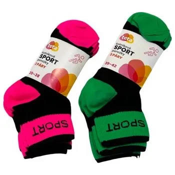 Pánské ponožky TETA SPORT Ponožky 39-42, 3 páry