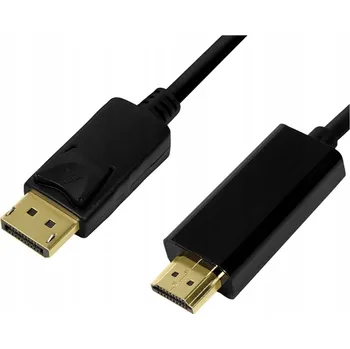 Video kabel Kabel Logilink CV0128 HDMI - DisplayPort 3 m