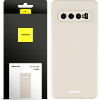 Pouzdro na mobilní telefon Zadní Kryt Spacecase pro Samsung Galaxy S10 béžový