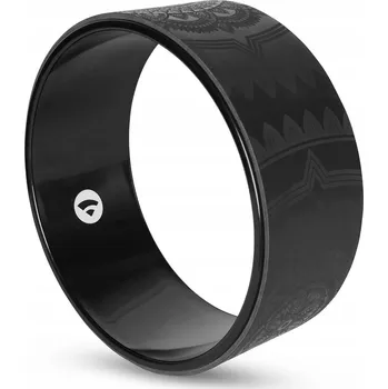 Zabezpečení domácnosti Kruh na jógu Bodhi Samsara Mandala Premium - černý