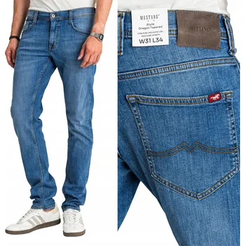 Pánské džíny MUSTANG Oregon Tapered Pánské džíny střihu Slim Tapered W32 L30