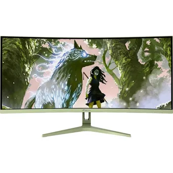 Monitor AROZZI NOVA herní monitor 34" 34T2K165 Forest Green/ LED/ 3440x1440/ 165Hz/ VA/ 4000:1/ 1ms/ 2xHDMI/ 2xDP/ mech. zelený