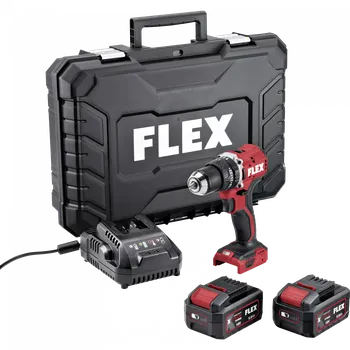 FLEX 534914 2x 5,0 Ah + nabíječka + kufr