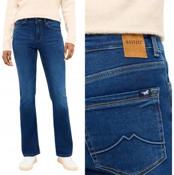 Dámské džíny Mustang Shelby Slim Boot W28 L32 Dámské džíny úzkého střihu (slim boot) - PADNOUCÍ