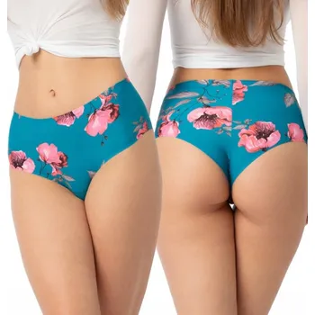 Kalhotky Kalhotky Julimex Wild Rose Brasil Maxi XL (42) zelené