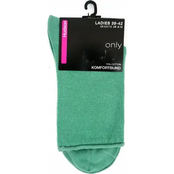Dámské ponožky Beztlakové dámské ponožky s rolovaným lemem HUDSON ONLY OPAL-GREEN 39-42