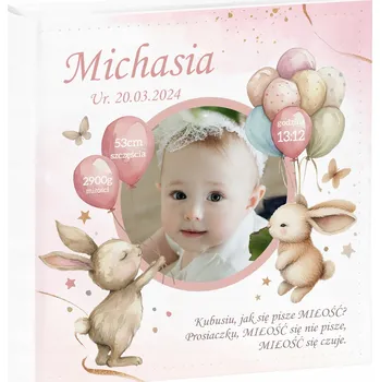 Fotoalbum Personalizované album na fotografie dítěte Dárek na 200 fotografií 10x15 - Potisk