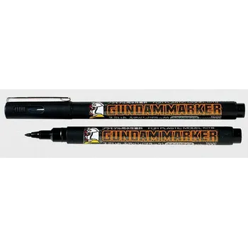 Gunze Sangyo GM20 Mr Hobby - Gunze Black (Brush Type) Marker