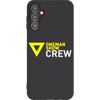 Pouzdro na mobilní telefon Picasee silikonový černý obal pro Samsung Galaxy A14 5G A146P - ONEMANSHOW CREW