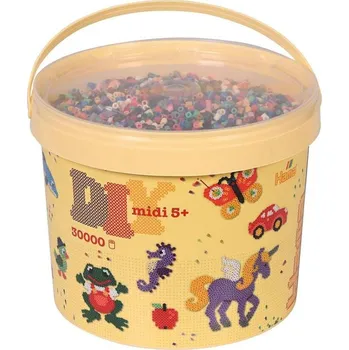 Dětské navlékací korálky Hama H181-67 Midi mix barev 30000 ks