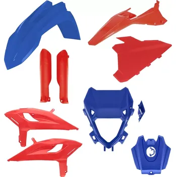 Acerbis plastový full kit pasuje na Beta RR 25- červená/modrá
