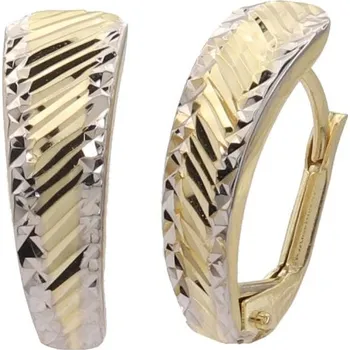 Náušnice Zlaté náušnice z bílého zlata CTK030/7 (585/1000) 1.55 g